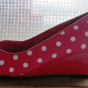 Steve Madden Red Polka dot shoes